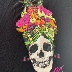 Betsey Johnson Skull Muscle Tank